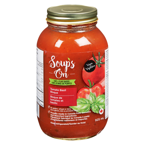 Soups On Tomato Basil Bisque