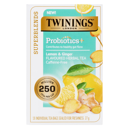 Twinings Probiotic Tea Lemon Ginger