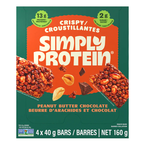 Simply Protein Crispy Bar Peanut Butter Chocolate