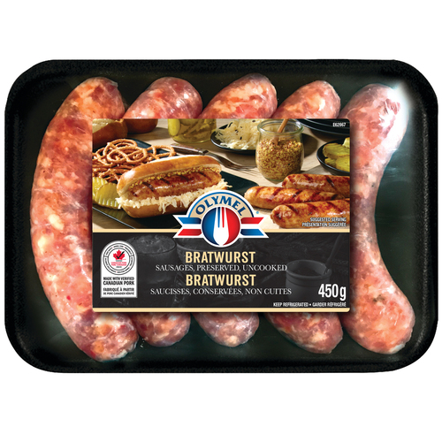 Olymel Frozen Sausages Bratwurst