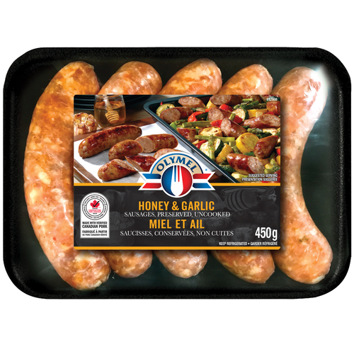 Olymel Frozen Sausages Honey Garlic