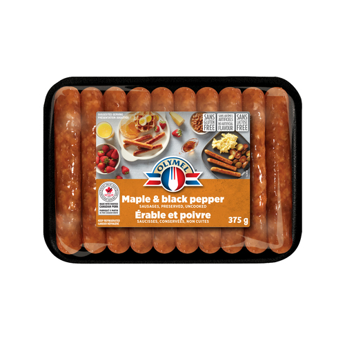 Olymel Frozen Sausages Maple Black Pepper