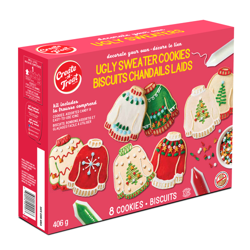 Create A Treat Ugly Sweater Cookie Kit