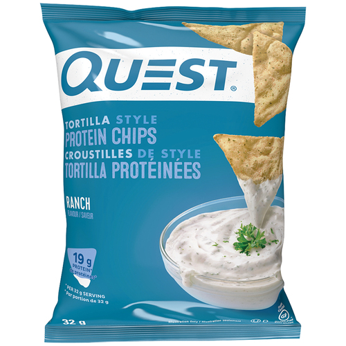 Quest Tortilla Style Protein Chips, Ranch Flavour