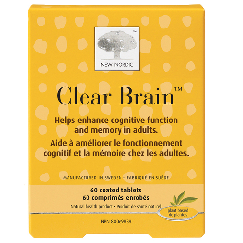 Buy New Nordic Supplement Clear Brain 60 Tablets | Sobeys Inc.