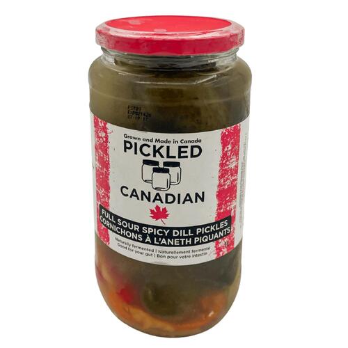 Buy Pickled Canadian Full Sour Spicy Dill Pickles 1 L | Foodland