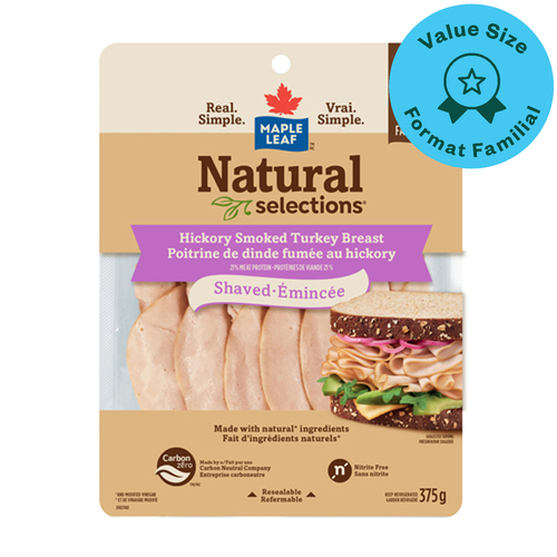 Maple Leaf Natural Selections Deli Shaved Turkey Breast
