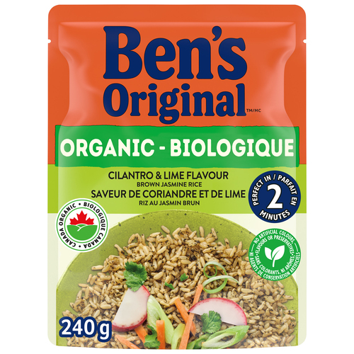 Ben's Original Organic Brown Jasmine Rice Cilantro And Lime 240 g