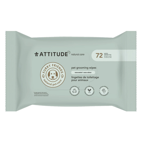 ATTITUDE Furry Friends Pet Grooming Wipes