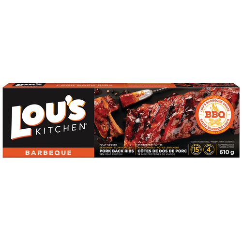 Lou's Kitchen Pork Back Ribs BBQ Sauce