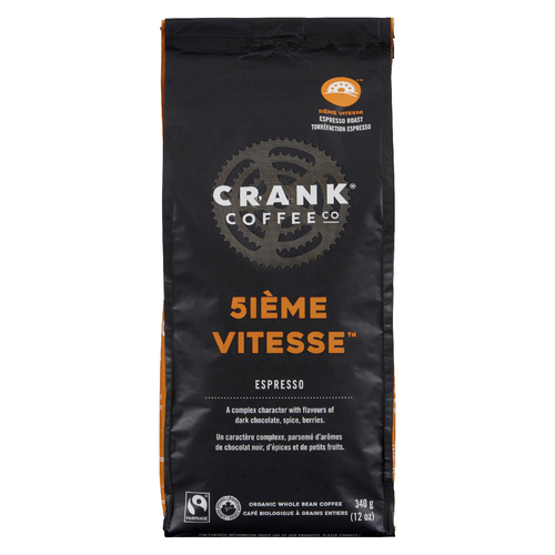 Crank Coffee Whole Bean Coffee Fifth Gear Espresso Roast