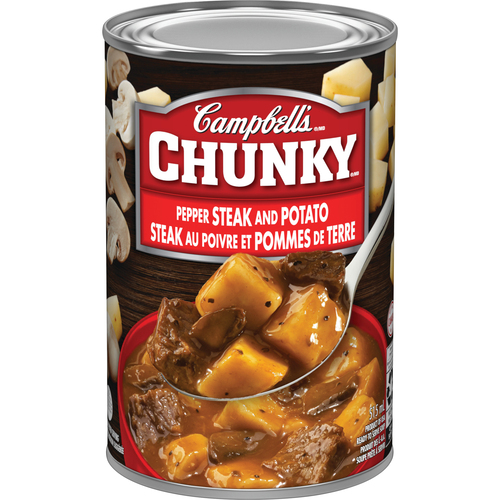 Campbell's Chunky Pepper Steak and Potato Soup
