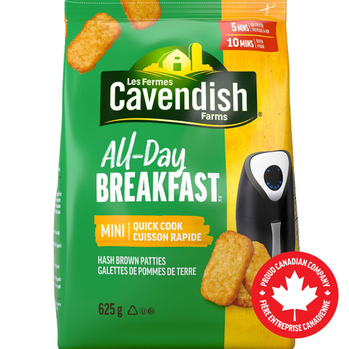 Cavendish Farms All-Day Breakfast Hash Brown Patties Mini Quick Cook