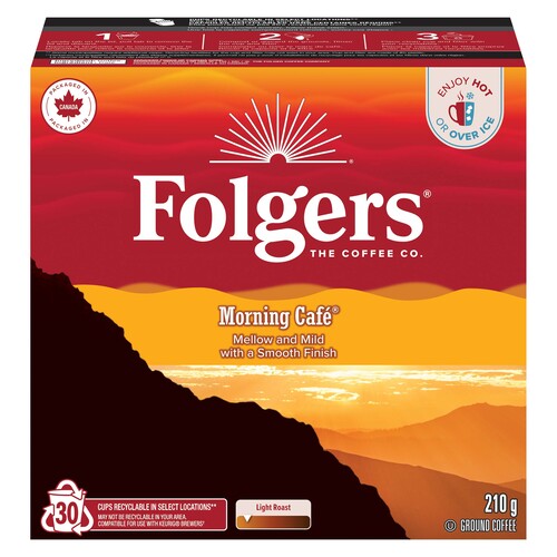 Folgers Morning Café K-Cup Coffee Pods
