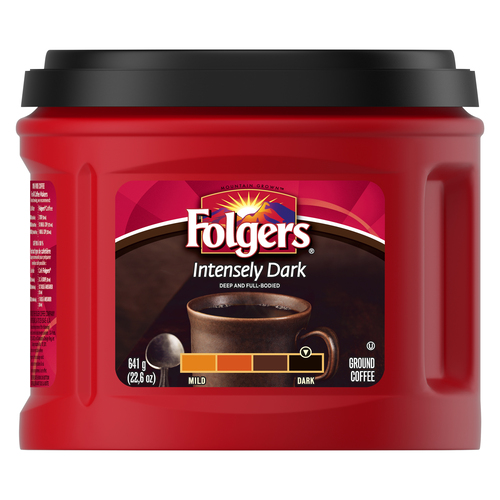 Folgers Ground Coffee Intensely Dark 641 g
