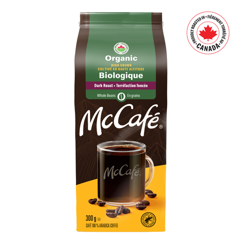 McCafé Organic High Grown Ground Coffee Dark Roast