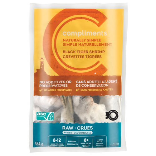 Compliments Naturally Simple Frozen Raw Shrimp Easy Peel