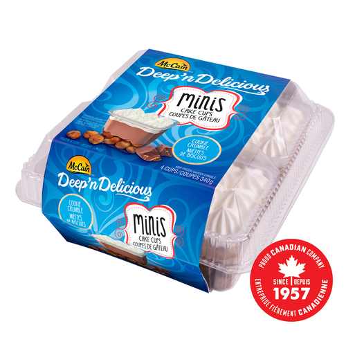 Buy McCain Deep'n Delicious Frozen Minis Cake Cups Cookie Crumble