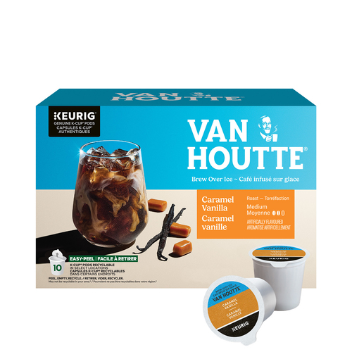 Van Houtte Brew Over Ice Vanilla Caramel K-Cups
