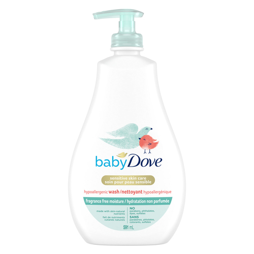 Baby Dove Tip To Toe Baby Wash Sensitive Moisture For Eczema Prone Skin