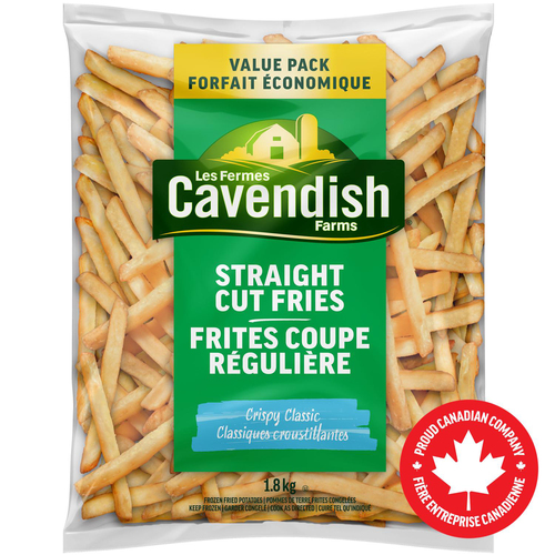 Buy Cavendish Farms Crispy Classic Straight Cut Fries Value Pack 1.8 kg ...