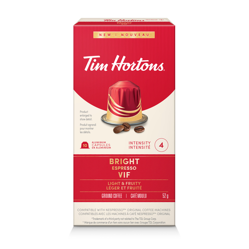 Tim Hortons Espresso Light & Fruity Coffee Capsules