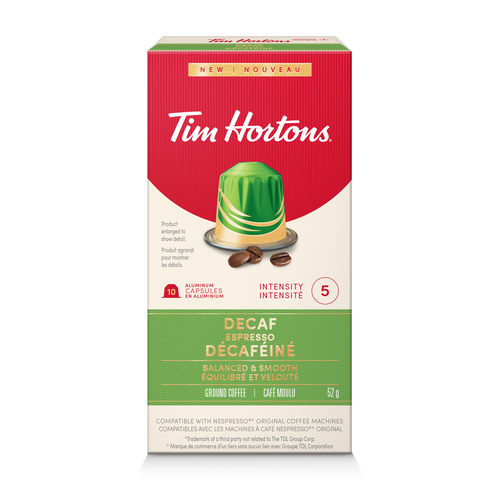 Tim Hortons Nespresso Compatible Coffee Capsules Classic Lungo Espresso