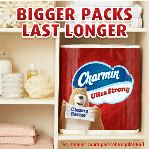 Papier Toilette De Voyage Charmin To Go - 55 Feuilles + Housse 5 Feuilles