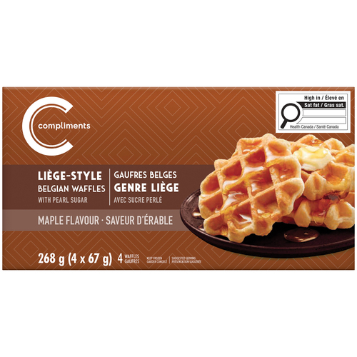 Compliments Belgian Waffle Liège-Style Maple