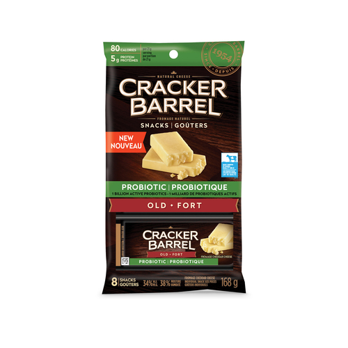 Probiotic Cheese Snacks Old Cheddar 8 Pack