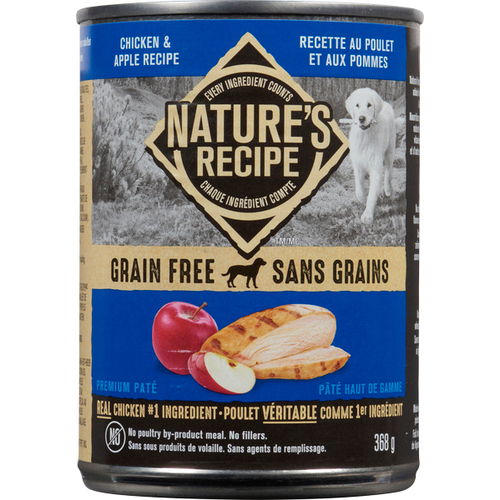 Nature's Recipe Wet Dog Food Chicken & Apple