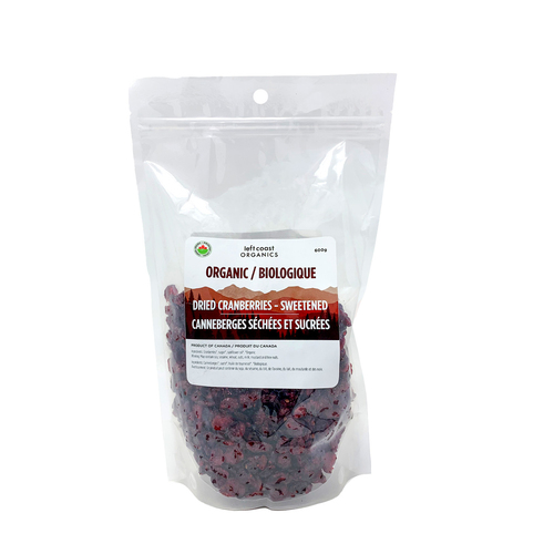 Left Coast Organics Dried Cranberries