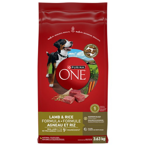 Purina ONE Microbiome Balance Dry Dog Food Lamb & Rice Formula