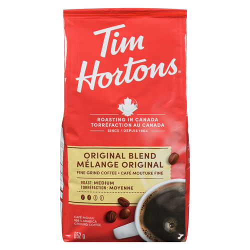 Tim Hortons Ground Coffee Bag Original