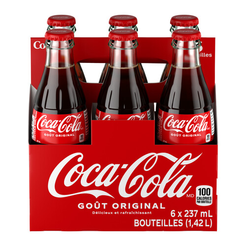 Buy Coca-Cola Glass 6 x 237 ml (bottles) | Safeway Canada