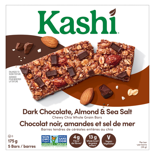 Kashi Dark Chocolate, Almond & Sea Salt Chewy Chia Whole Grain Bars