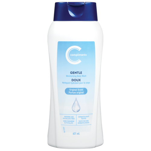 Buy Compliments Gentle Moisturizing Body Wash Original Scent 621 ml ...