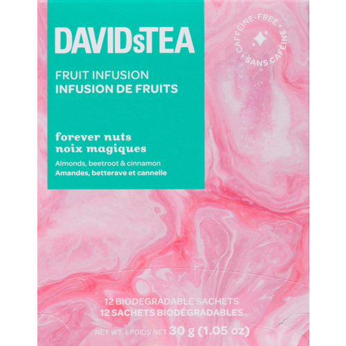 DAVIDsTEA Fruit Infusion Tea Forever Nuts