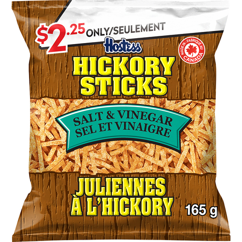 Hostess Hickory Sticks Salt & Vinegar Flavoured Potato Sticks