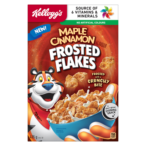 Kellogg's Frosted Flakes Maple Cinnamon Cereal