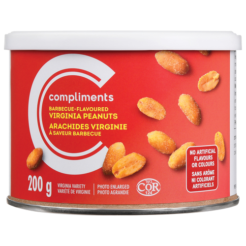 Compliments Peanuts Virginia BBQ Flavor