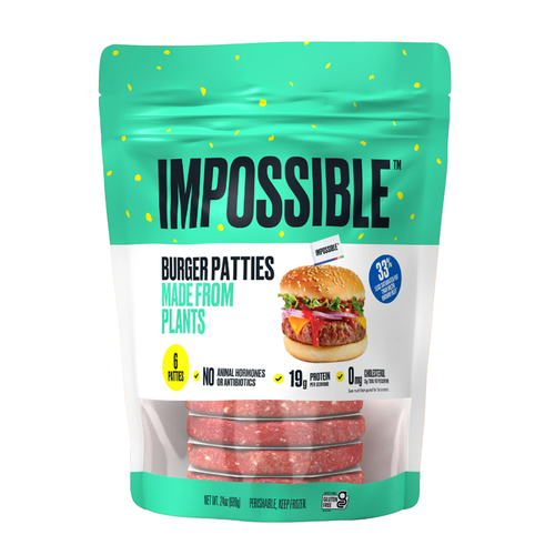 Impossible Foods Plant Based Frozen Burger