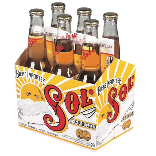 Buy Sol Beer Bottles 6 x 330 ml (bottles) | Foodland