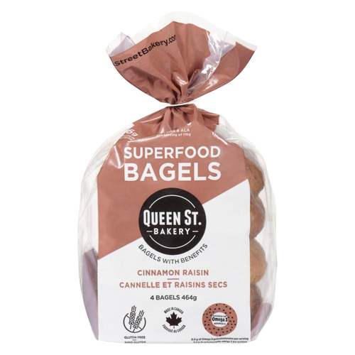 Superfood Cinnamon & Raisin Bagels