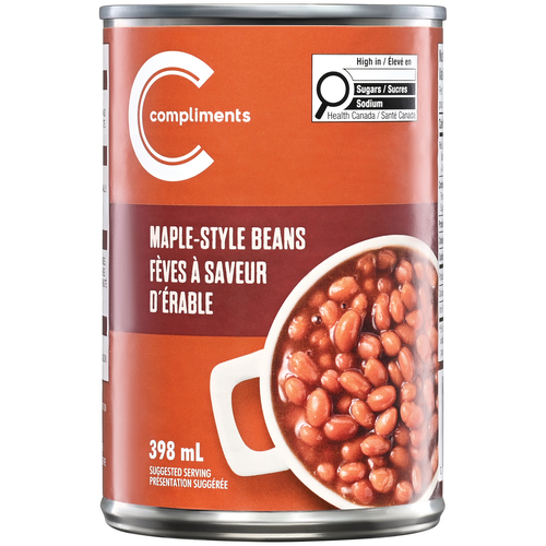 Compliments Canned Beans Maple Style