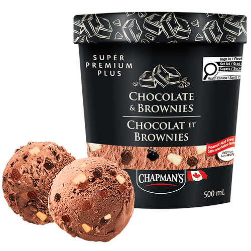 Buy Chapman's Super Premium Plus Ice Cream Chocolate & Brownies