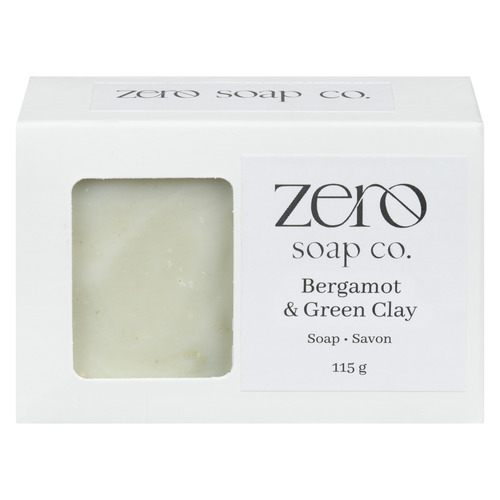 Buy Zero Soap Co Bar Soap Bergamot & Green Clay 115 g | Foodland