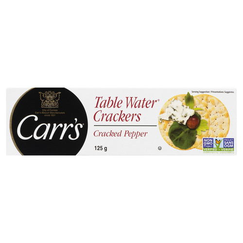 Buy Carr's Table Water Crackers Cracked Pepper 125 g | Sobeys Inc.