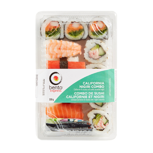 Buy Bento Express Sushi California Nigiri Combo 330 g | Sobeys Inc.