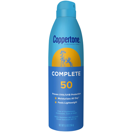 Buy Coppertone Spray Sunscreen Complete SPF 50 156 g | Safeway Canada